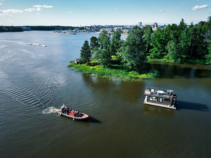 RIB boat in the archipelago